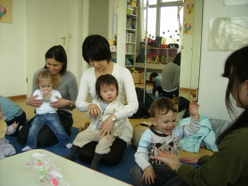 お母さん同士の交流の場としても